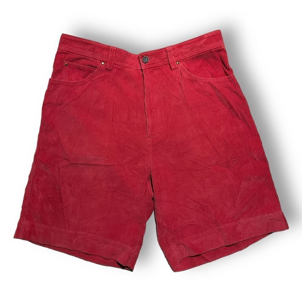 🧵 Tommy Bahama Men’s Red Corduroy Shorts Sz‎ 34